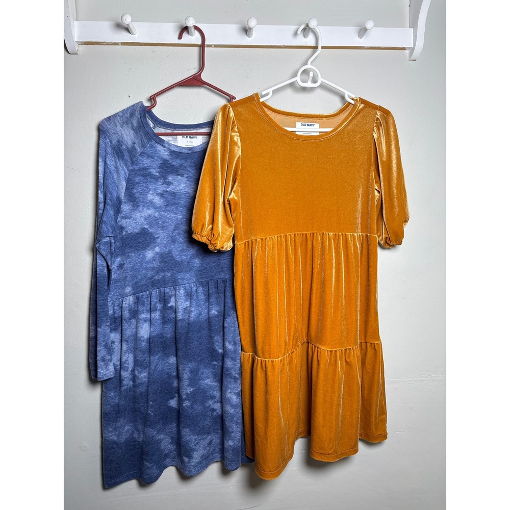 Old Navy Girls Dress Bundle XL 14-16 Velvet Tie Dye Y2K Set